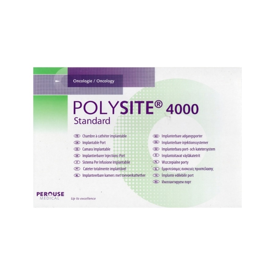 POLYSITE Catéter Puerto de Titanio 8 Fr Estandar