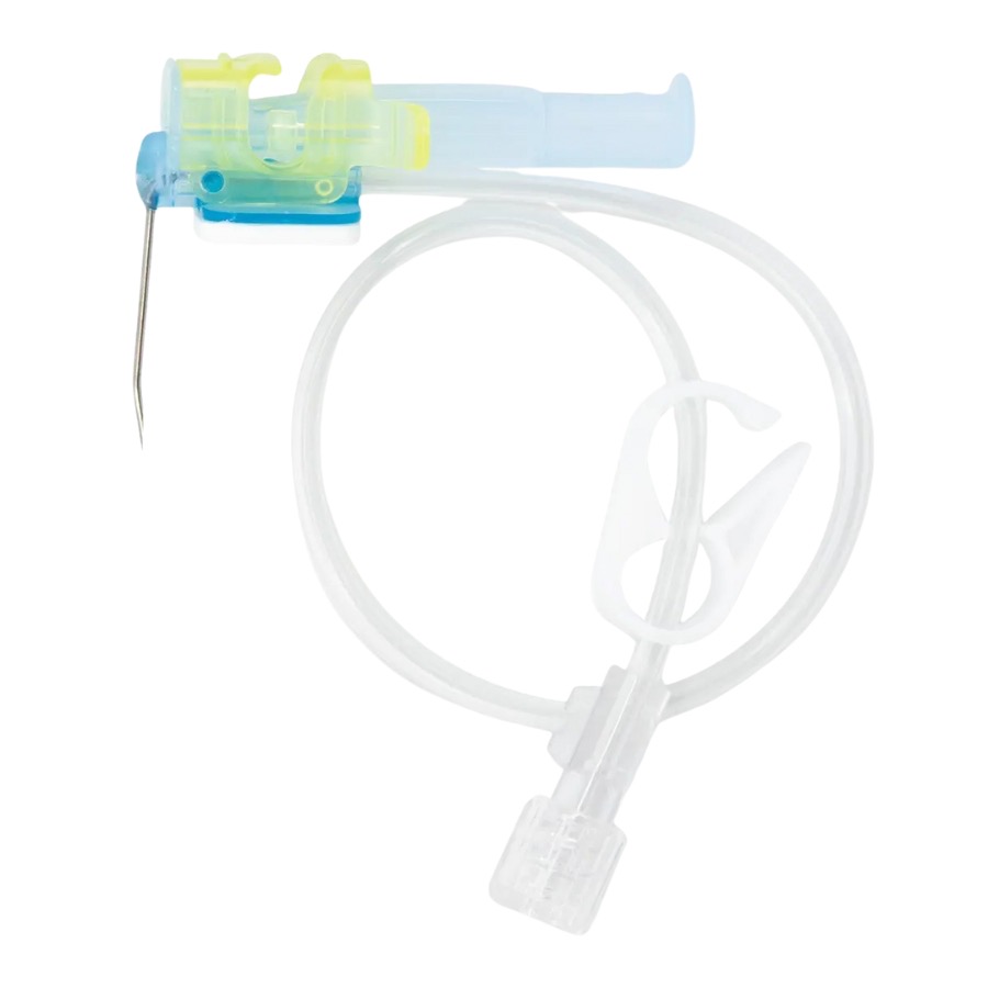 PPS Flow+ Aguja Huber de Seguridad 19 Gauge x 20 mm