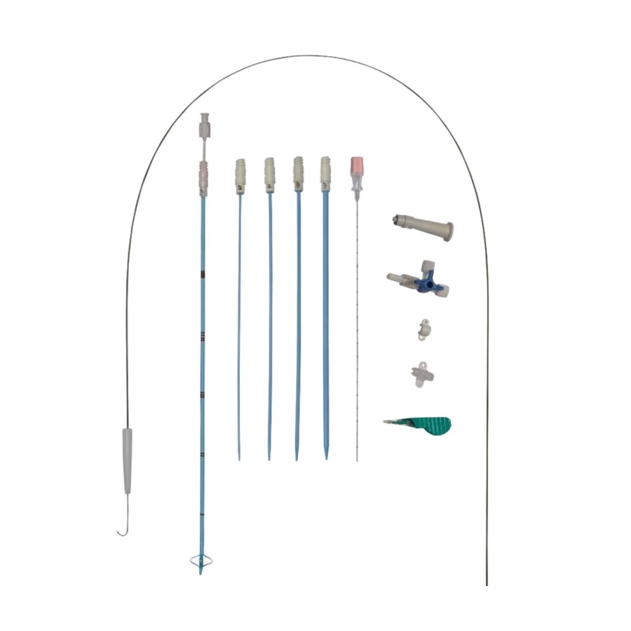 Set de Nefrostomía con Catéter Malecot 14 CH