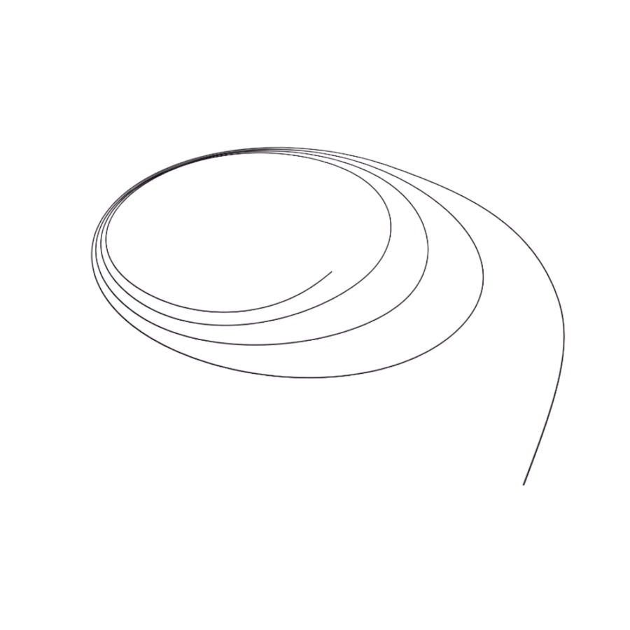 Guía de Nitinol Hidrofílica Negra 0.035 x 150 cm Angulada