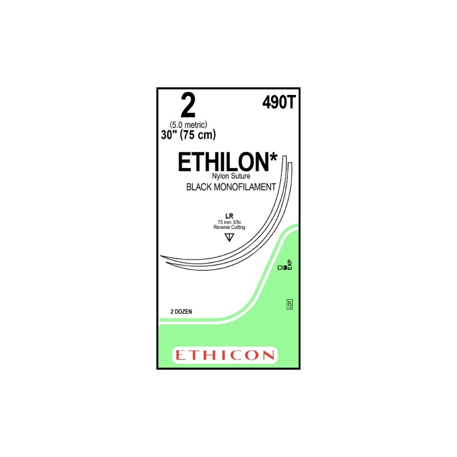 ETHILON NEGRO MONOF 2 (2LR) RETENCION