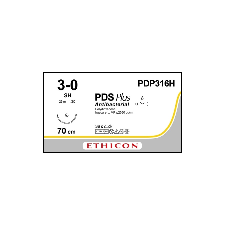 PDS II PLUS VIOLETA MONOF 3-0 (SH) GASTRO