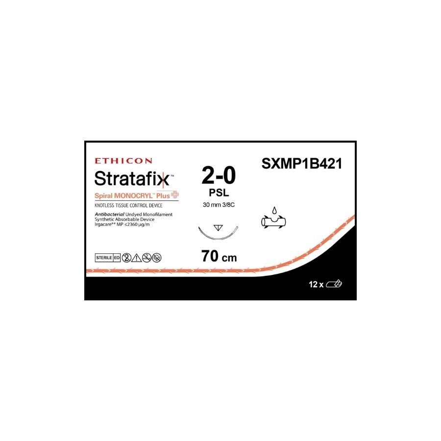 STRATAFIX MONOCRYL PLUS 2-0 (PSL) 70 CM